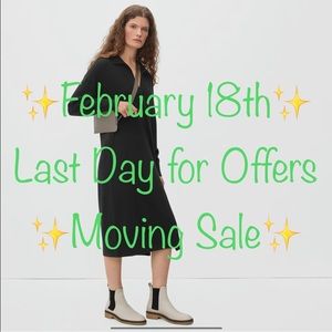 Everlane The Cashmere Polo Dress in Black